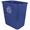 Impact Products Rectangular Trash Can, Silver Vein/Silver Vein IMP 7702 BLU-R - alternate 4